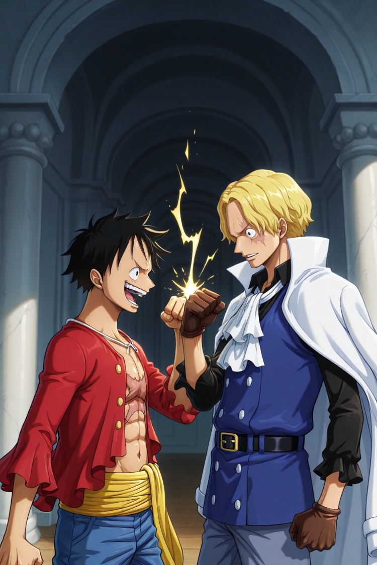 Luffy & Sabo - One Piece [Commission] by 25kkai on Tensor.Art