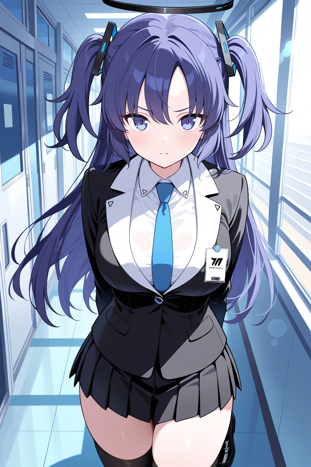 1girl,  yuuka (blue archive),  blue archive on Tensor.Art