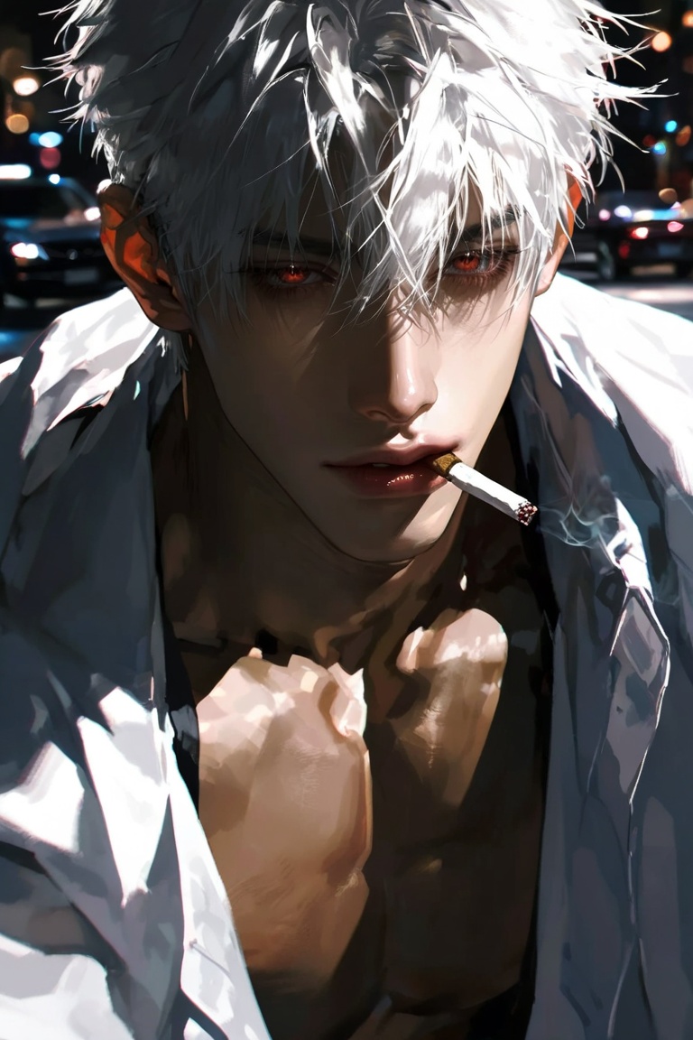 cowboy shot,  upper body,  handsome on Tensor.Art