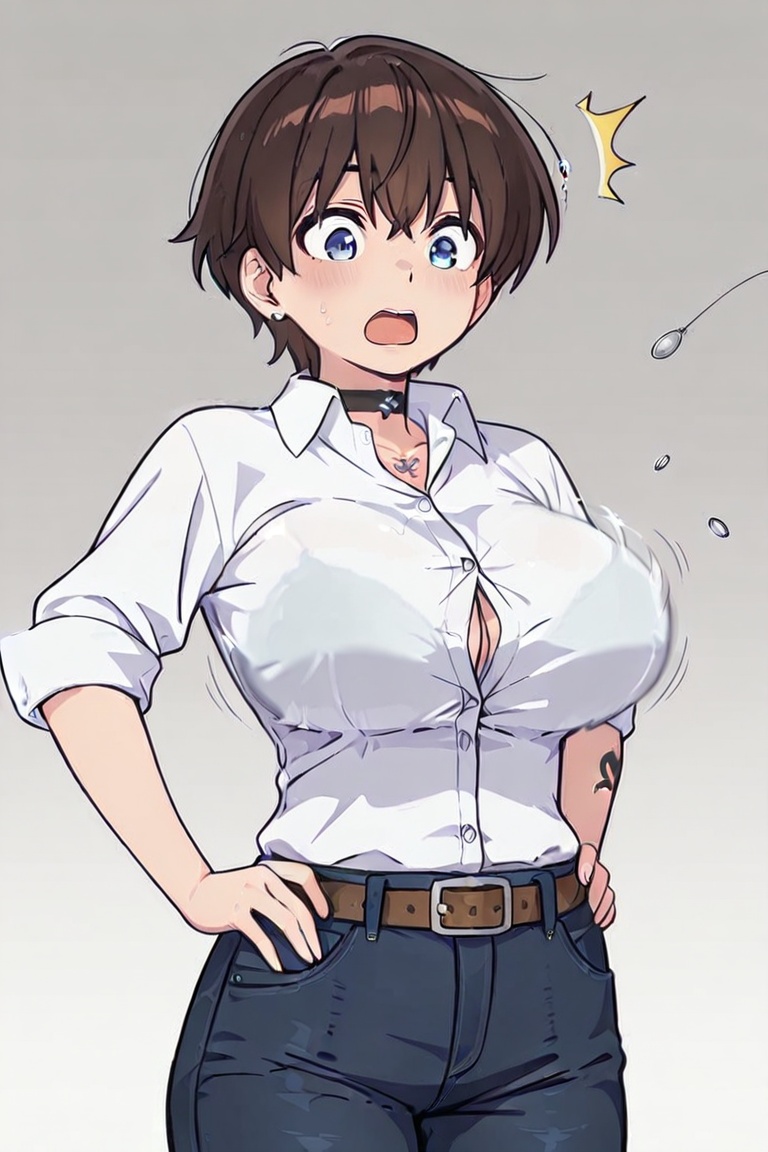 Kiyoshika-kun,  tight pants,  FLYING BUTTON on Tensor.Art