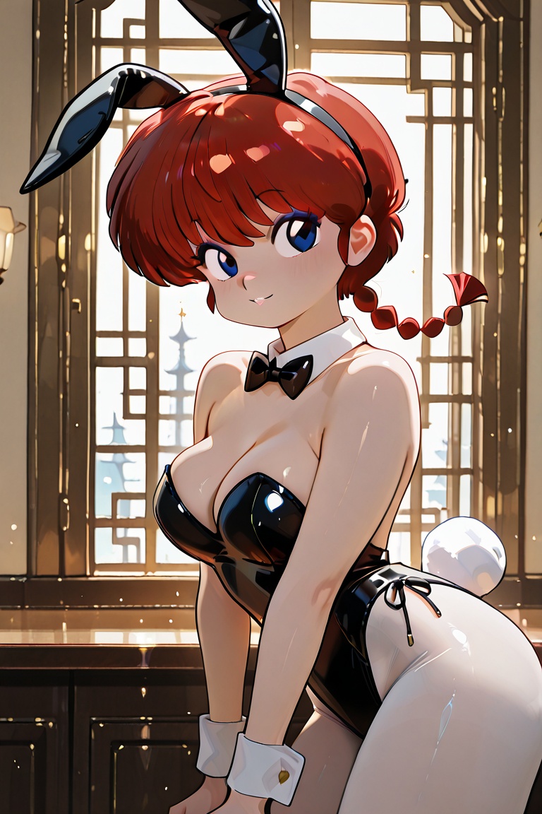 Ranma-chan,  Beautiful bunny girl on Tensor.Art