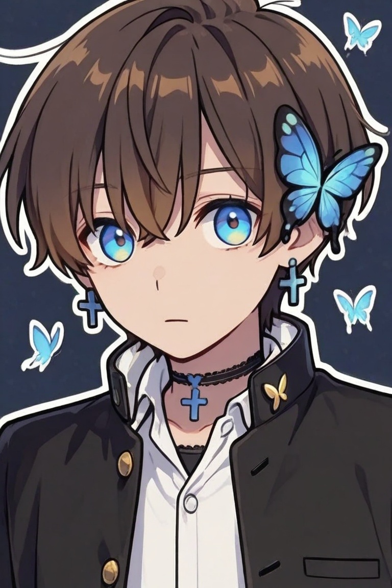 Kiyoshika-kun,  androgynous beauty,  Anime illustration on Tensor.Art