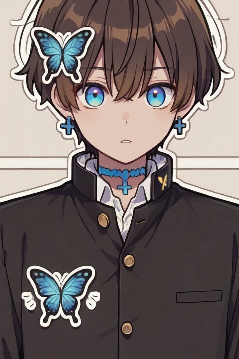 Kiyoshika-kun,  androgynous beauty,  Anime illustration on Tensor.Art