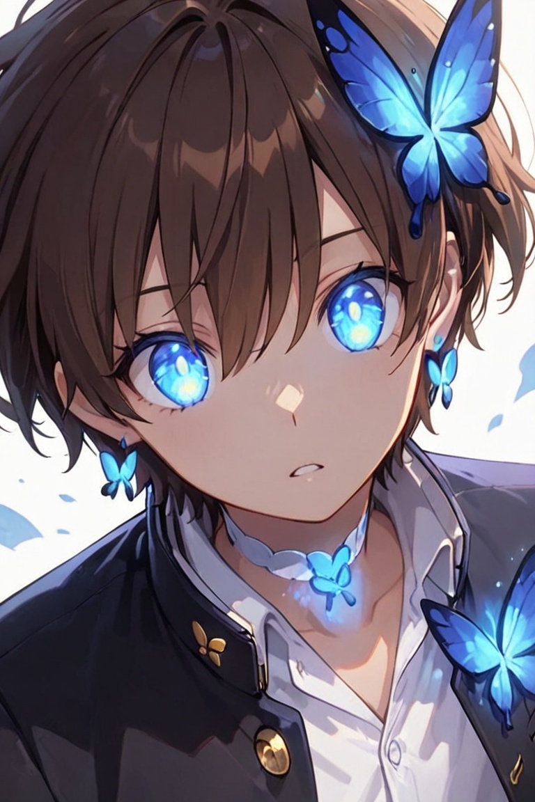 Kiyoshika-kun,  androgynous beauty,  Glowing effect on Tensor.Art
