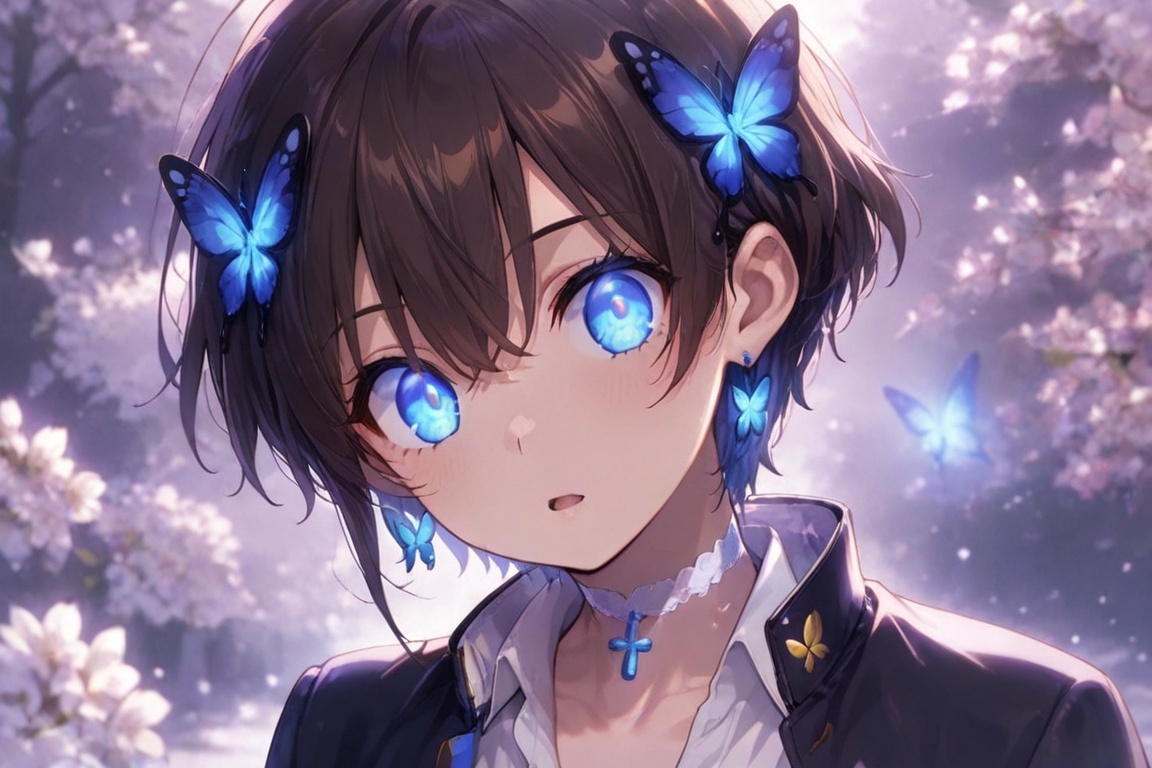 Kiyoshika-kun,  androgynous beauty,  Glowing effect on Tensor.Art