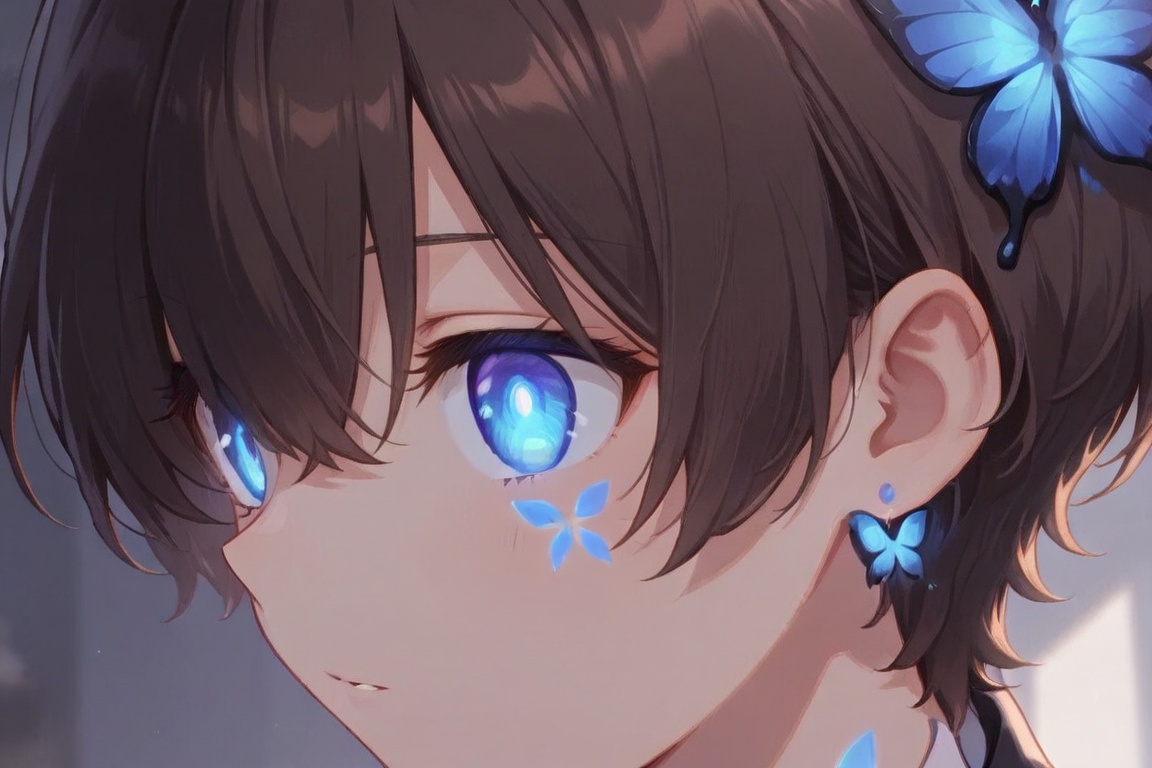 Kiyoshika-kun,  androgynous beauty,  A glowing mark on the belly on Tensor.Art