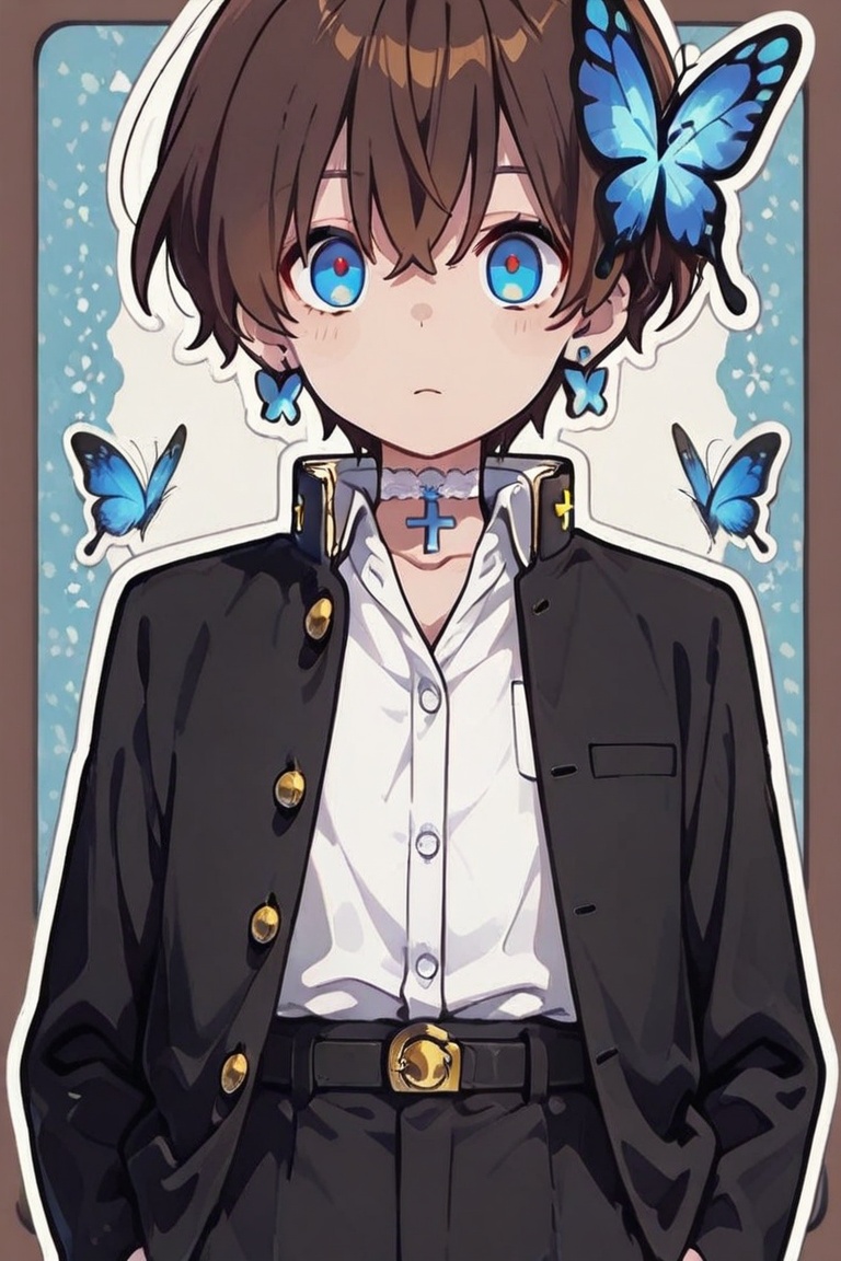 Kiyoshika-kun,  androgynous beauty,  Anime illustration on Tensor.Art