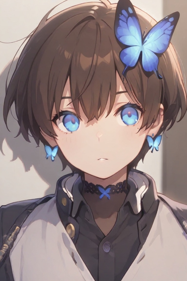 Kiyoshika-kun,  androgynous beauty,  design silhouette on Tensor.Art