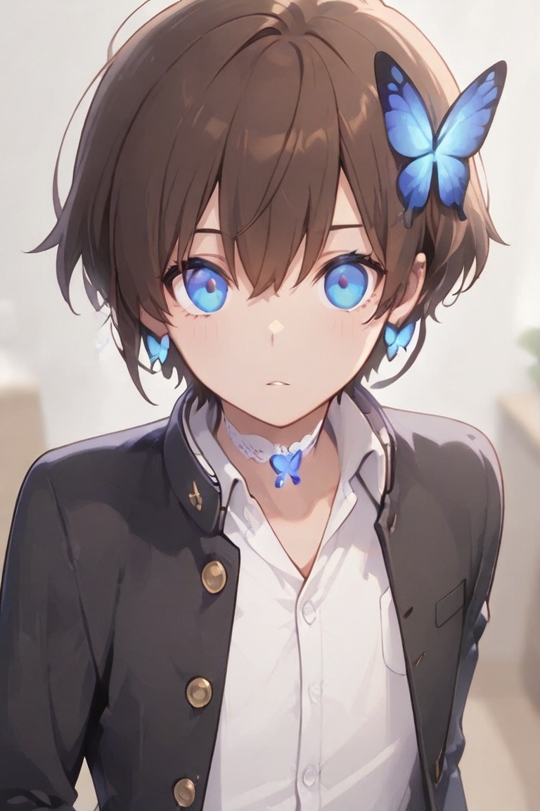 Kiyoshika-kun,  androgynous beauty,  design silhouette on Tensor.Art