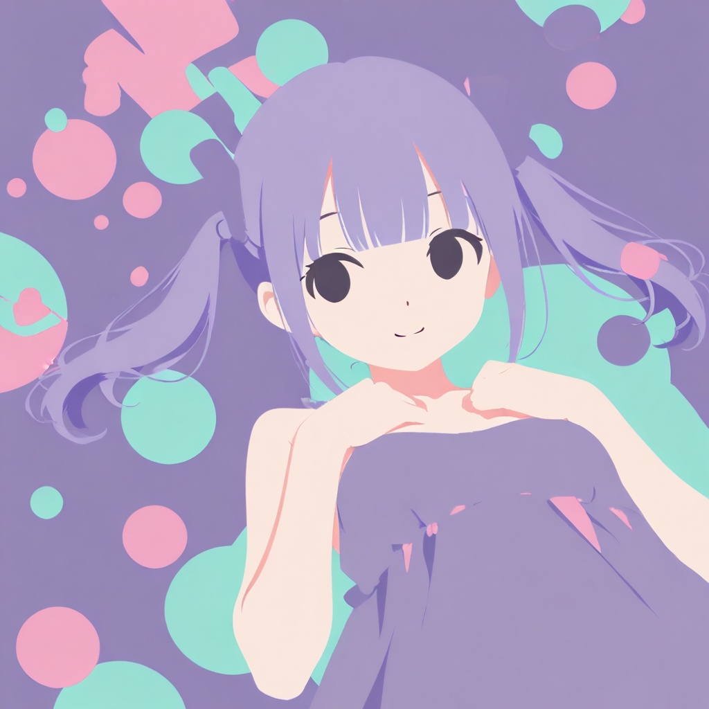 (cute girl,  minimalism,  minimalist style on Tensor.Art