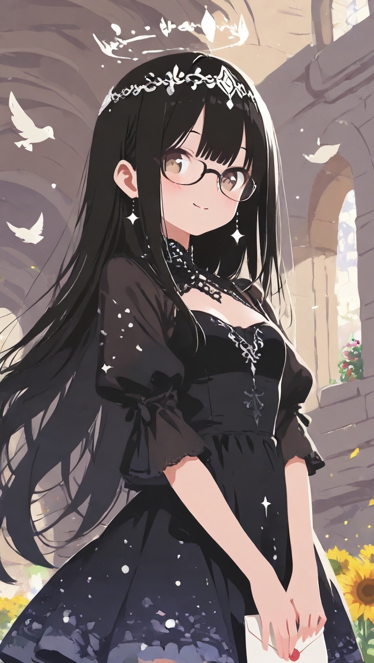 (cute girl,  minimalism,  minimalist aesthetic on Tensor.Art
