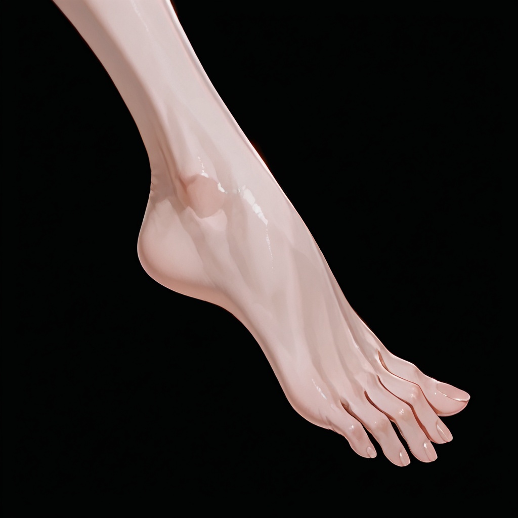 a single foot,  black background ,  amazing quality on Tensor.Art