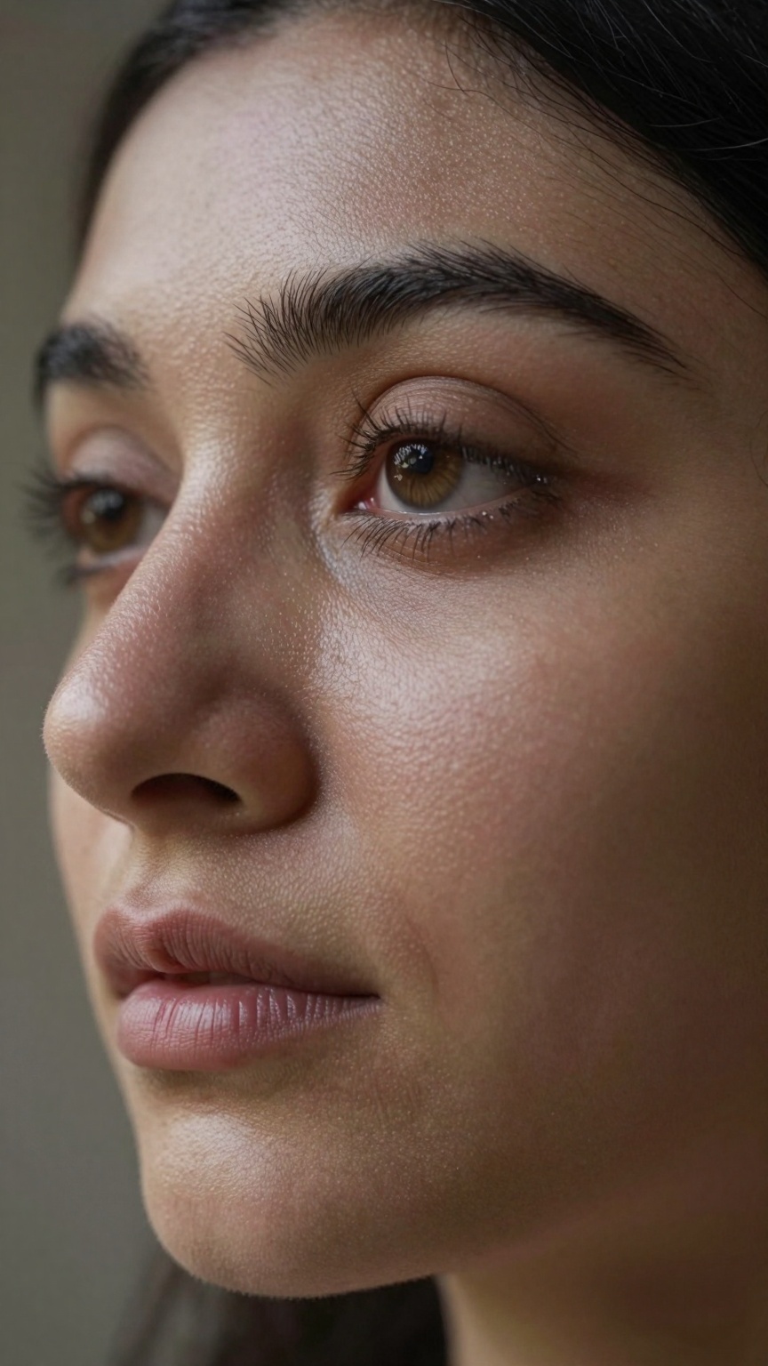 Different angle shot of anu face close up,  realistic portrait,  skin texture on Tensor.Art