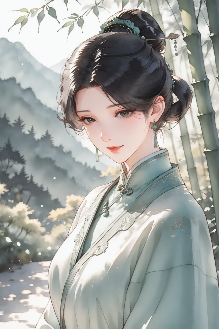 illus-水墨风格Ink-wash style by 让AI更感性了 on Tensor.Art