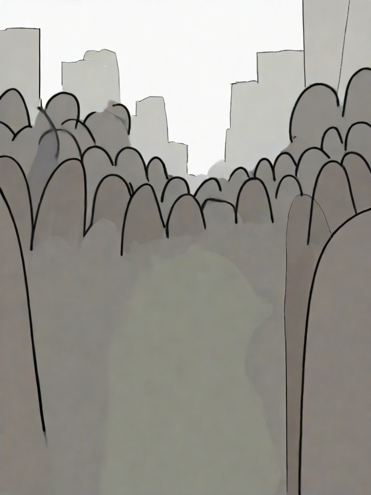 Grey Crowd by Cansancio Perpetuo on Tensor.Art