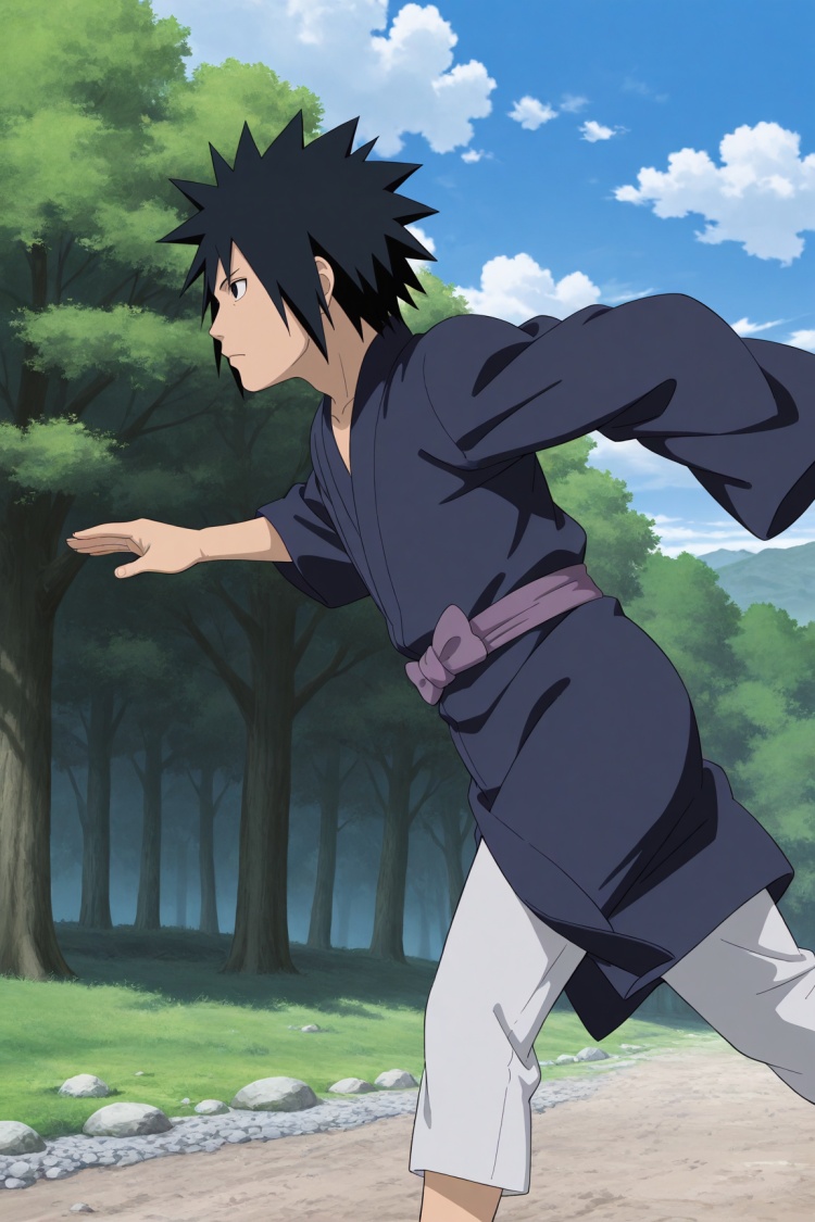 Madara Uchiha (Past) - Naruto [Commission] by 25kkai on Tensor.Art