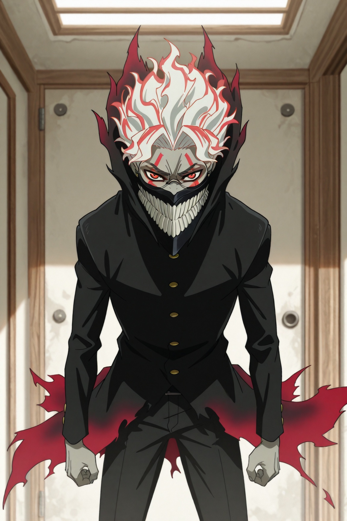 okarun,  grey hair,  streaked hair on Tensor.Art
