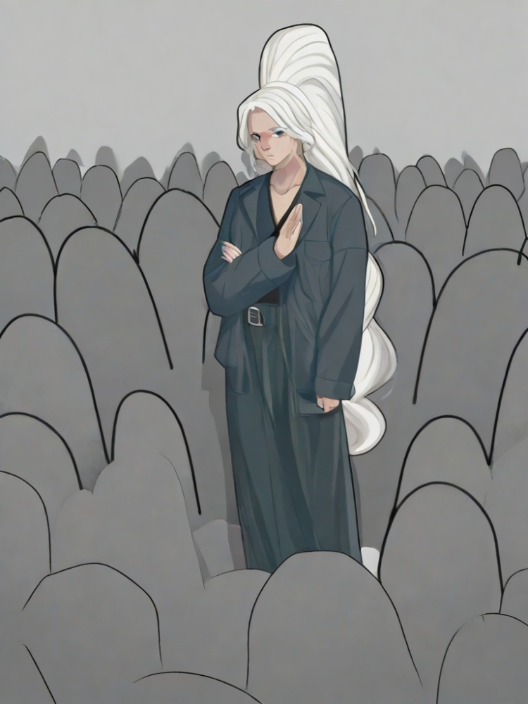 Grey Crowd by Cansancio Perpetuo on Tensor.Art