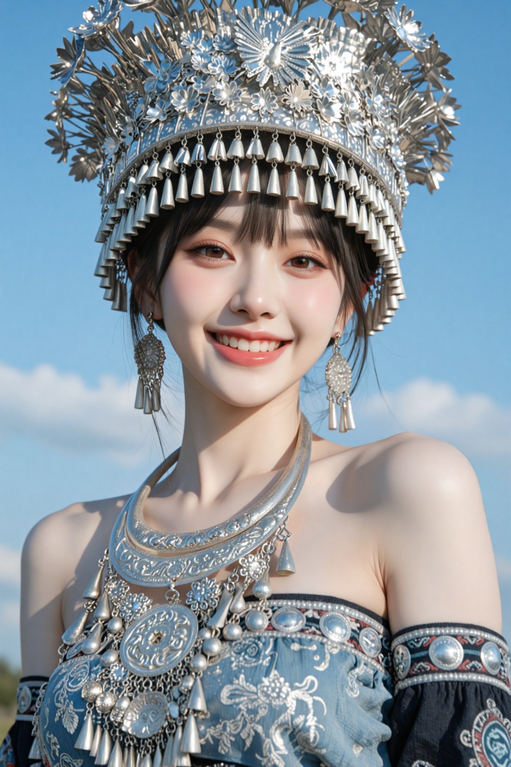 超高清8K真人摄影,  年轻东亚女性（20岁左右）,  妆容清透自然：弯眉+琥珀色瞳孔+元气微笑露齿 on Tensor.Art