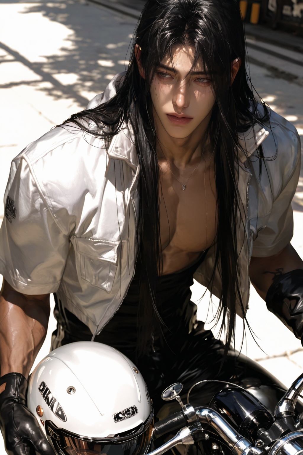 tanned skin,  1man,  solo on Tensor.Art