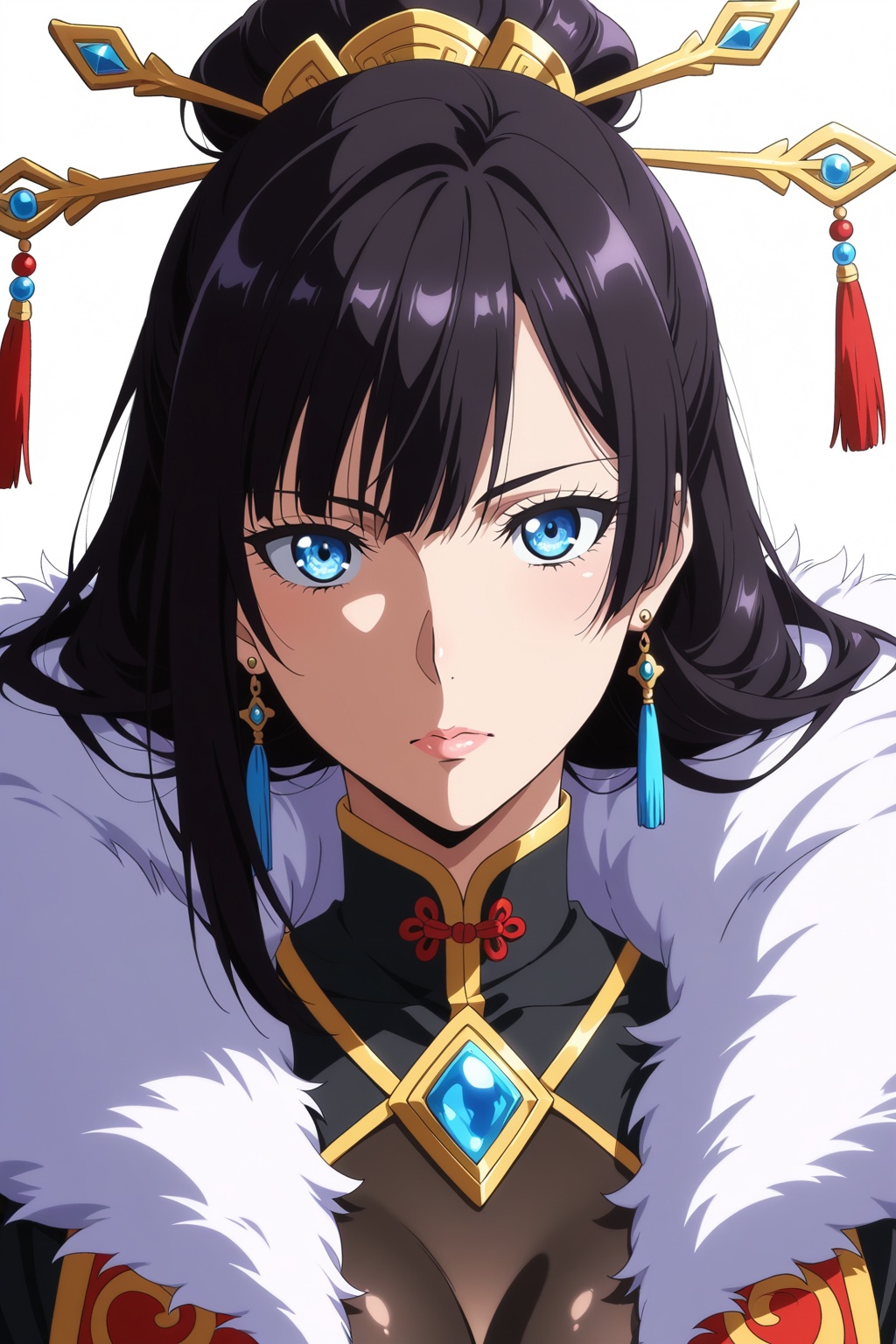 (anime coloring,  anime screencap),  1girl by Nenel_SSJBlue on Tensor.Art
