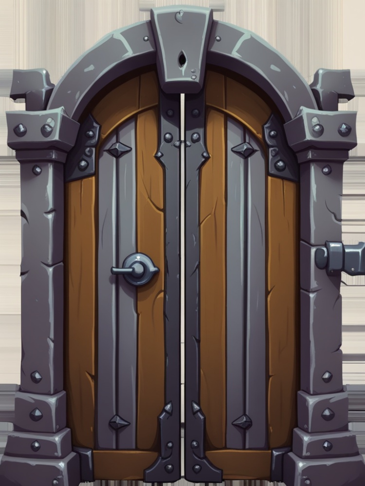 Stylized Door by GameArt on Tensor.Art