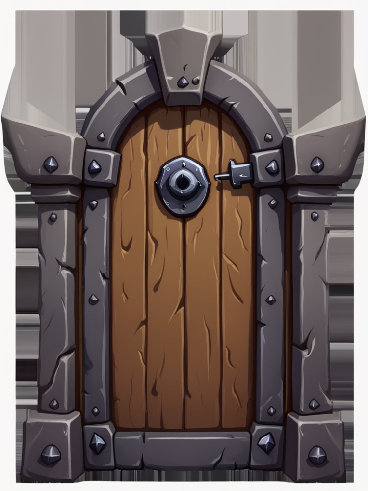 Stylized Door by GameArt on Tensor.Art