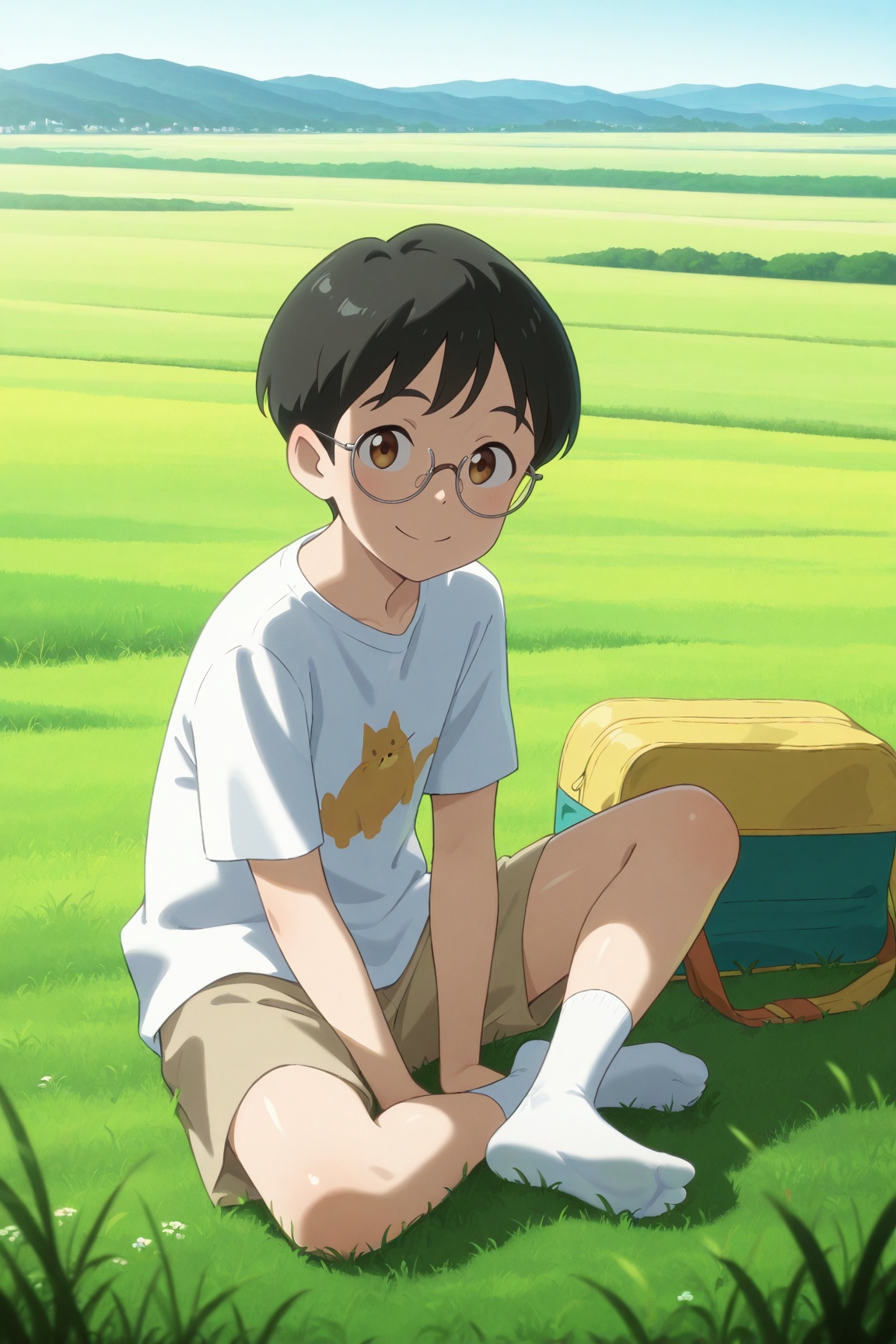 uchida,  black hair,  brown eyes by 25kkai on Tensor.Art