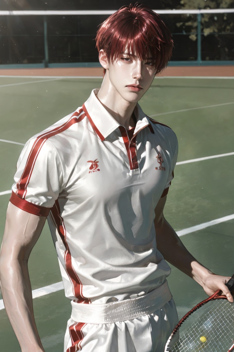 handsome american young man,  sharp features, by 龙威 🚩 on Tensor.Art