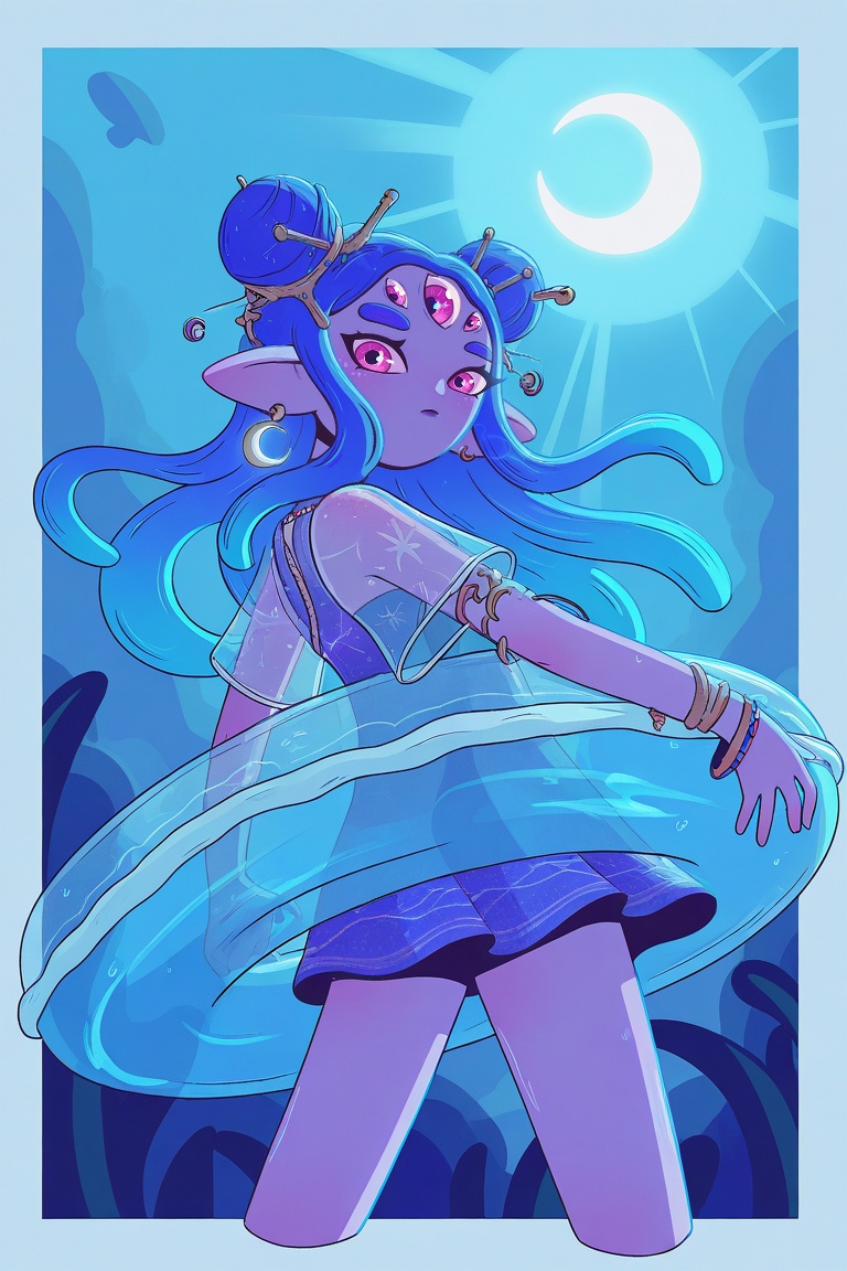 toon (style),  soft lighting,  simplified anatomy by 💫 JUN0 🛸 on Tensor.Art