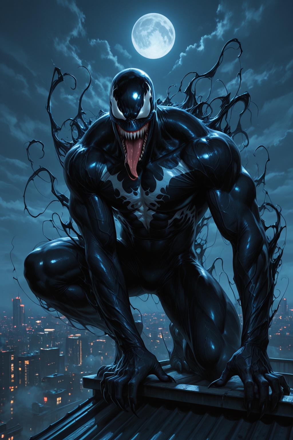 ....... (Venom,  1 men,  male on Tensor.Art