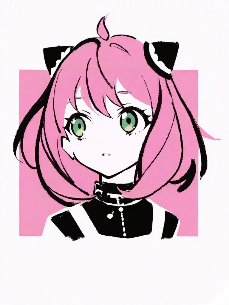 1girl,  anya forger,  stylized by Izmys on Tensor.Art