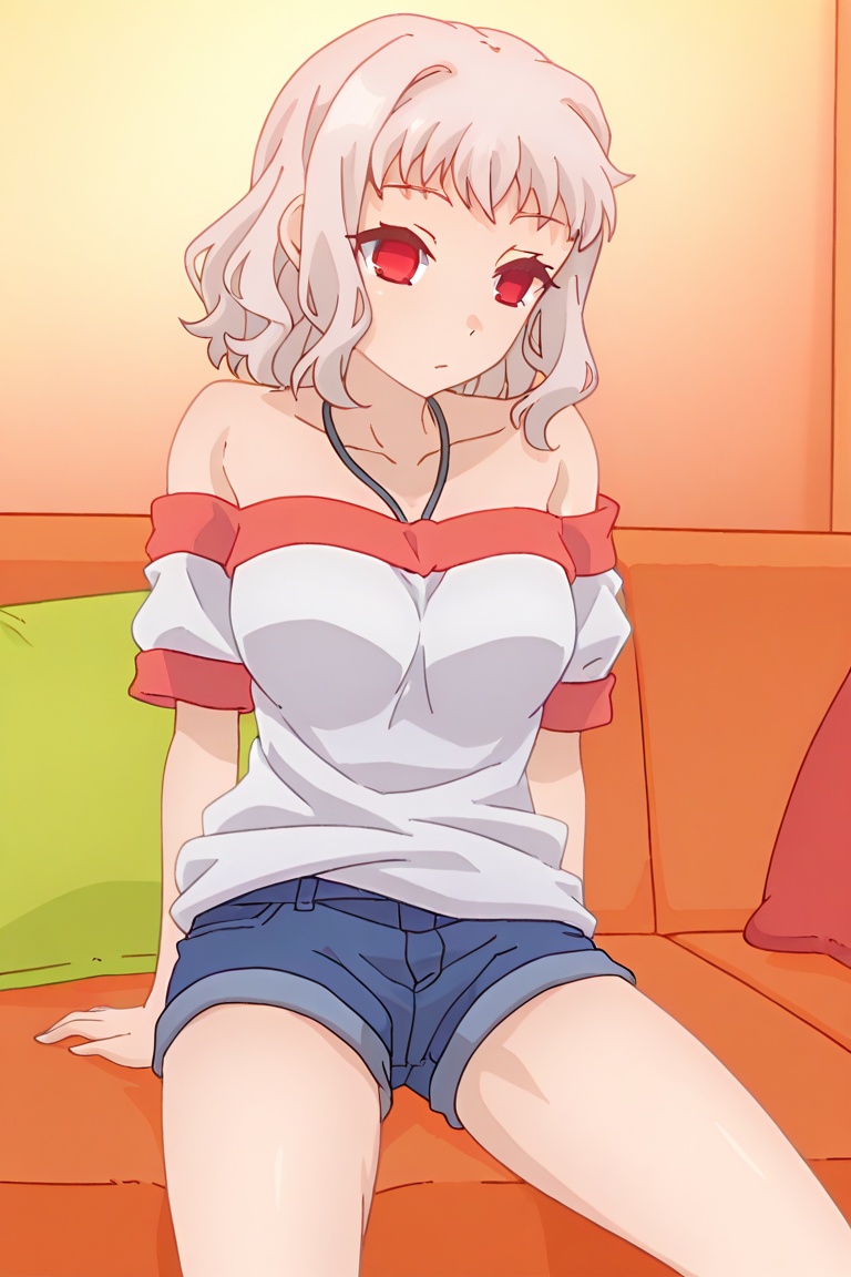 lizfate,  1girl,  short wavy hair on Tensor.Art