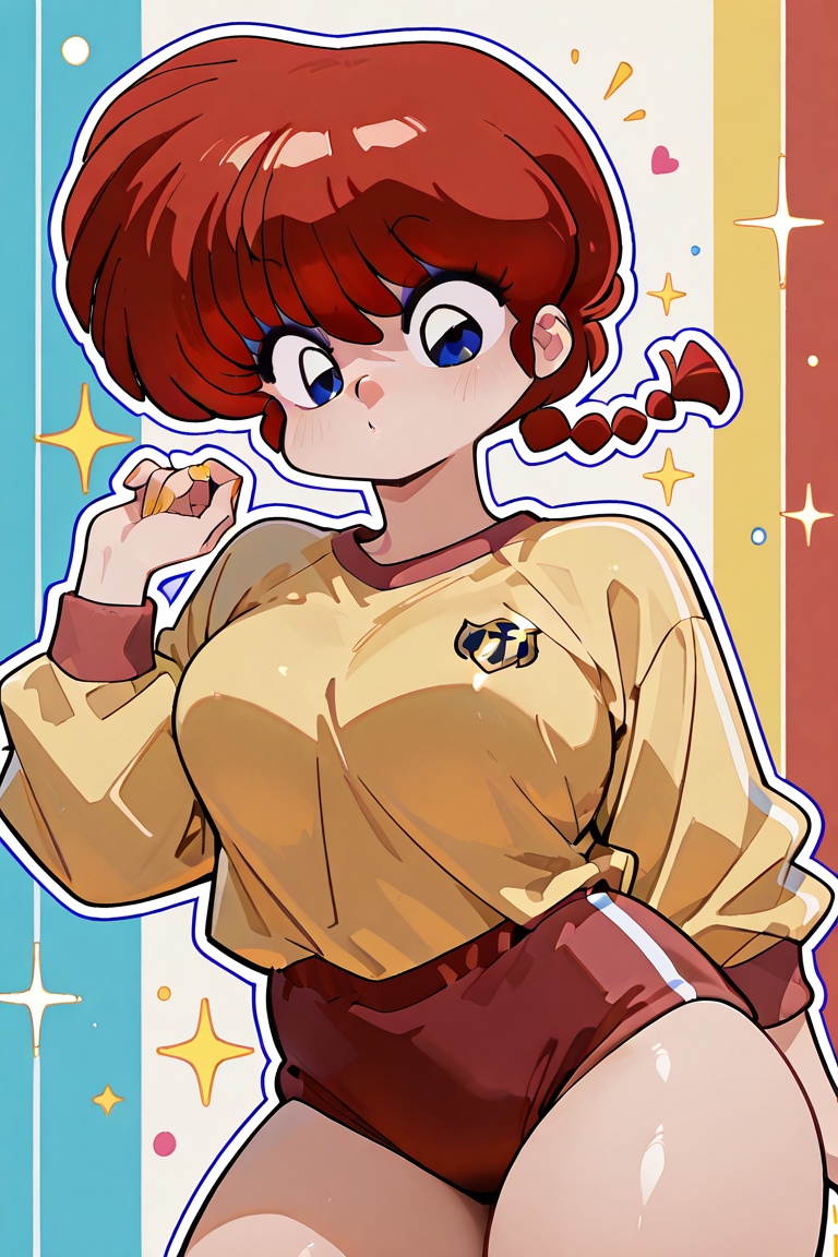 Ranma-chan,  Beautiful Buruma,  Outline animation on Tensor.Art