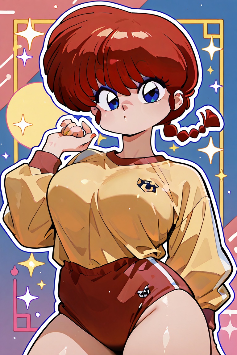 Ranma-chan,  Beautiful Buruma,  Outline animation on Tensor.Art