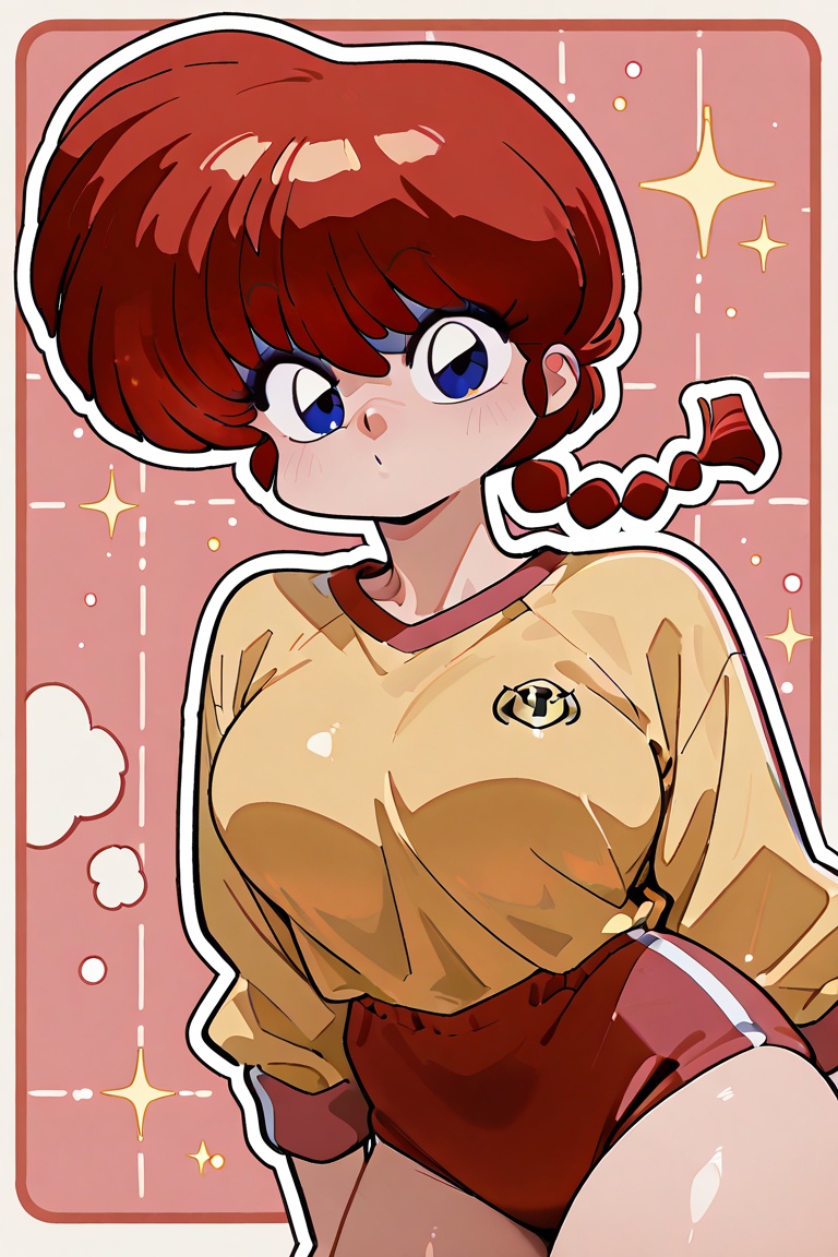 Ranma-chan,  Beautiful Buruma,  Outline animation on Tensor.Art