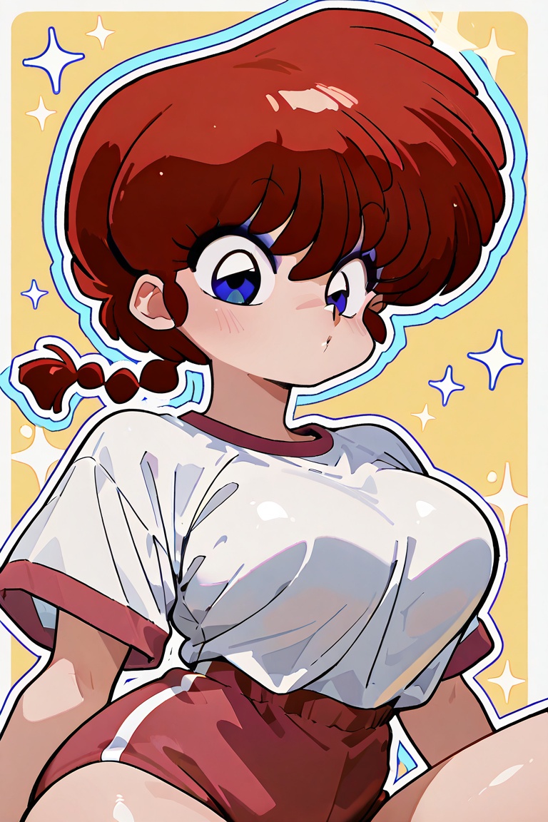 Ranma-chan,  Beautiful Buruma,  Outline animation on Tensor.Art