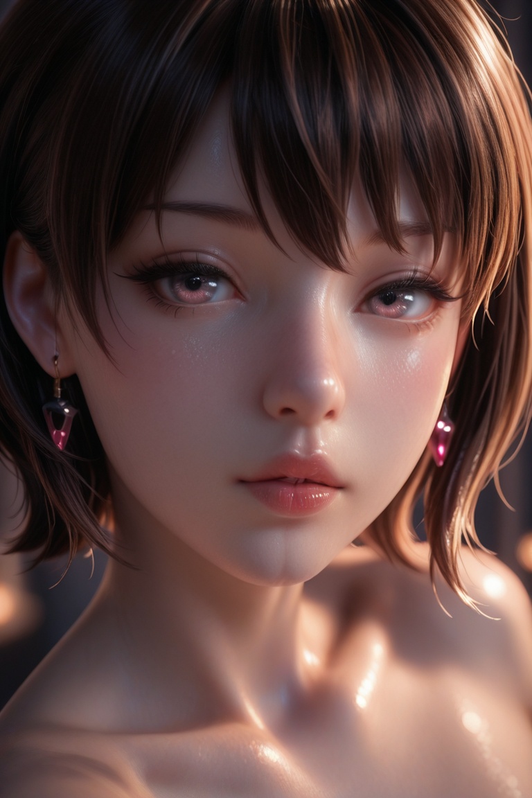 shirley-ace,  close-up portrait,  seductive gaze on Tensor.Art