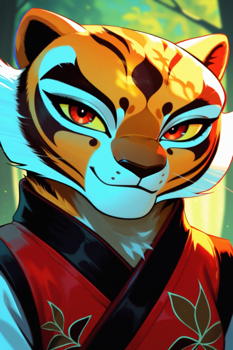 Kung Fu Panda-Characters-Ilustrious by WhiteCaliberFox on Tensor.Art