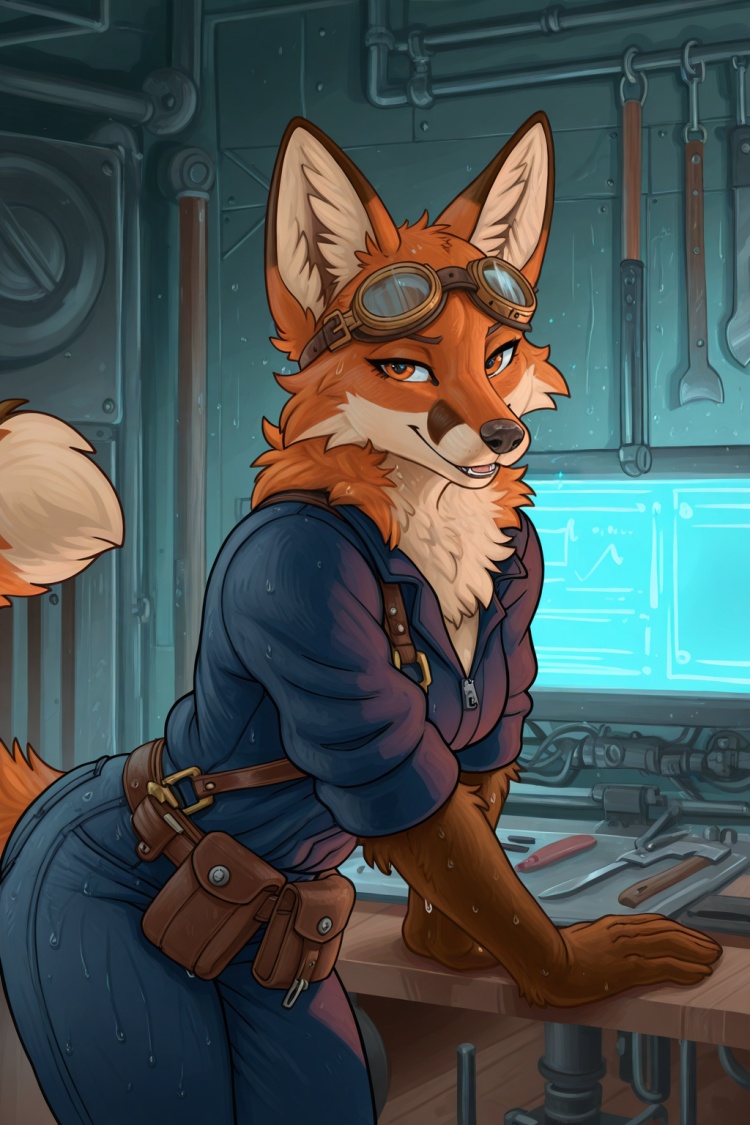 TheMutt-Artist Style-Ilustrious by WhiteCaliberFox on Tensor.Art