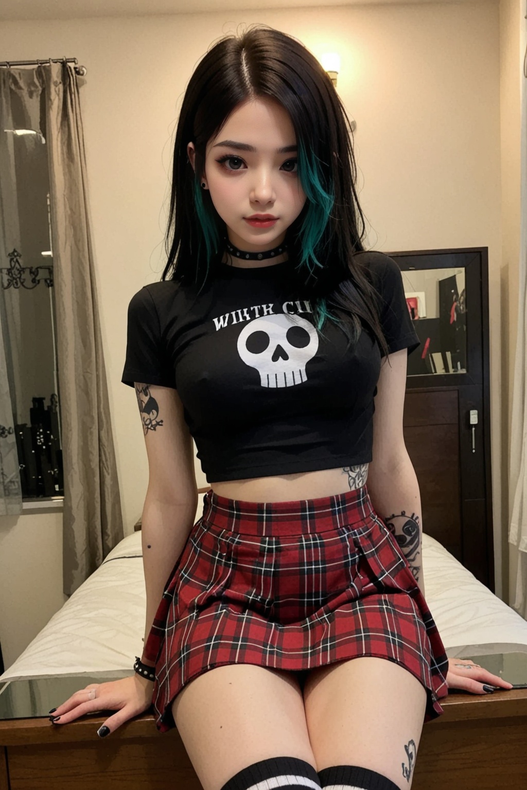 1girl,  shirt,  skirt on Tensor.Art
