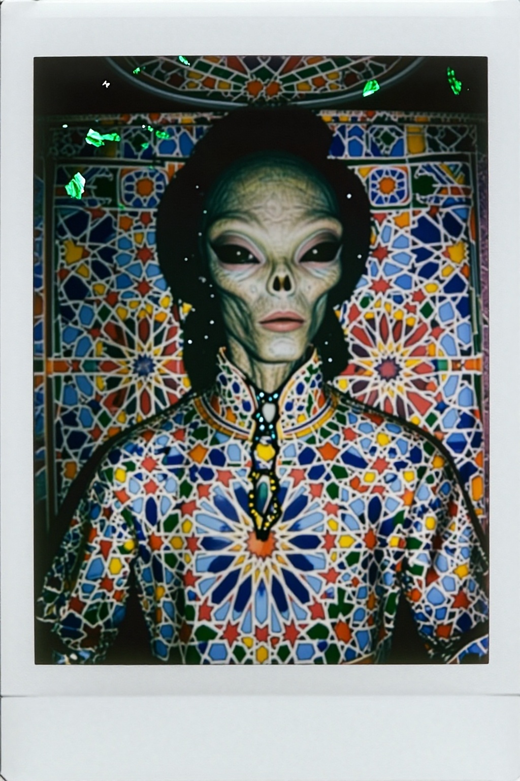 RAW photo,  upper body shot of a Regency Male Space Alien,  in focus on Tensor.Art