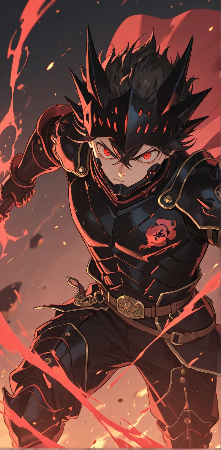 Asta,  Demon armor,  Black Clover on Tensor.Art