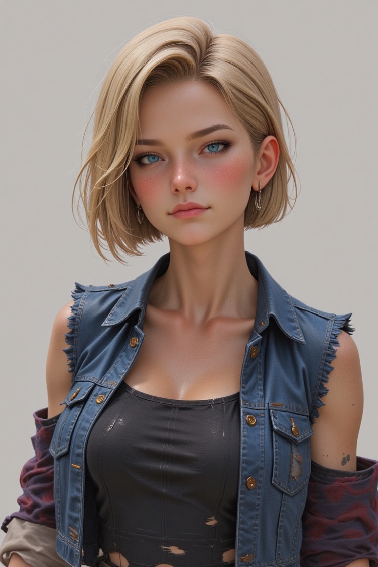 Android 18 หมายเลข 18 (人造人間18号, Android 18) by World Ai on Tensor.Art