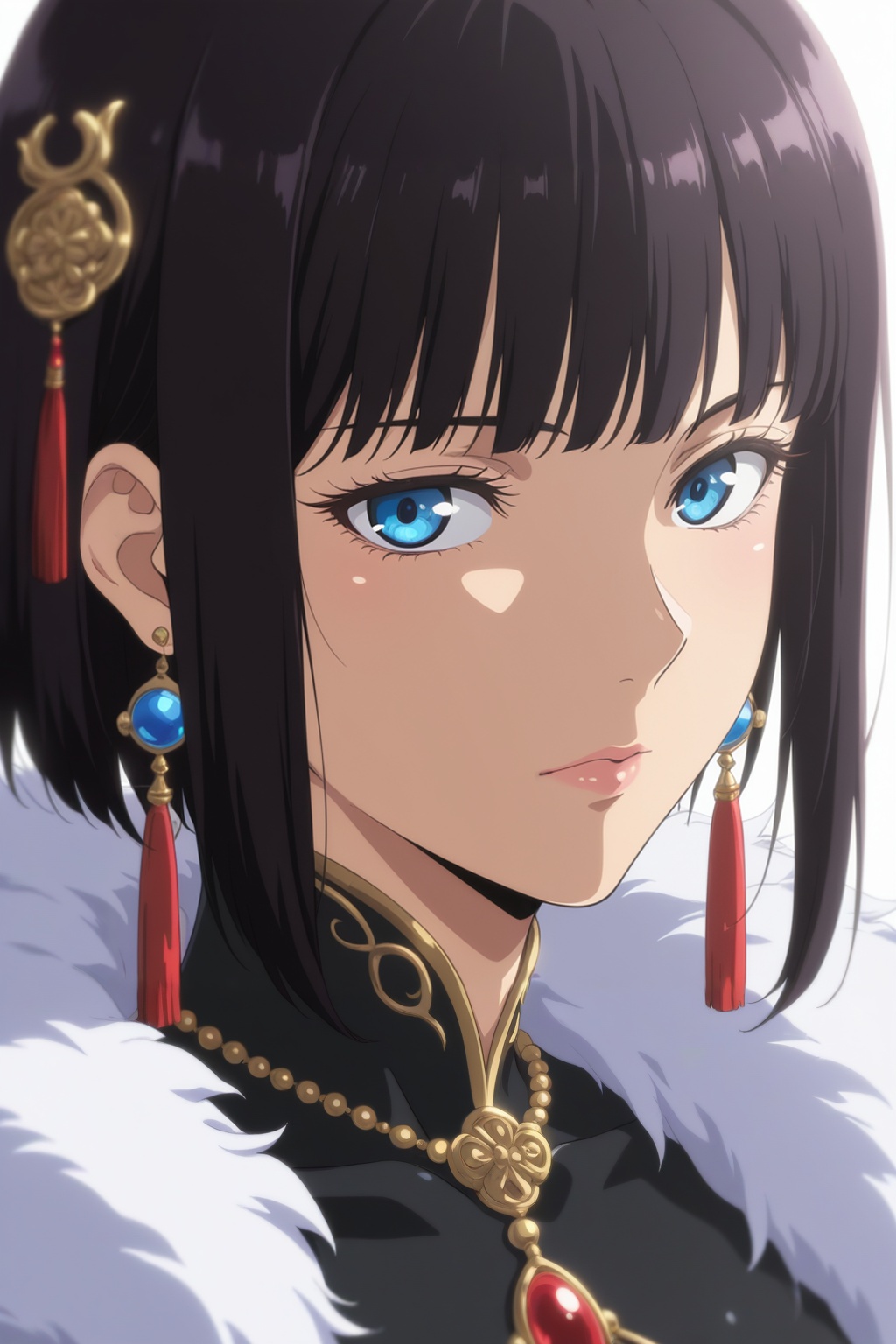 (anime coloring,  anime screencap),  1girl by Nenel_SSJBlue on Tensor.Art