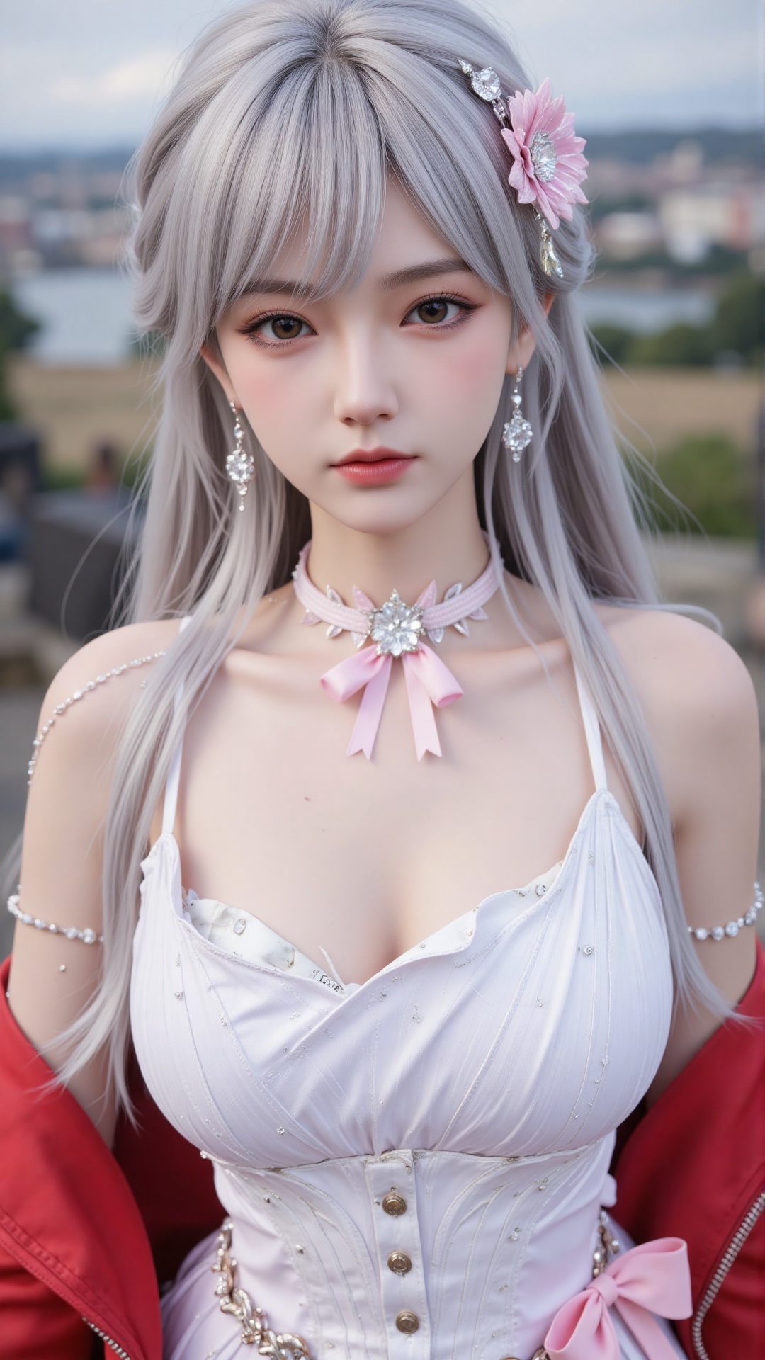 1girl,  solo,  jewelry by Tim_Yi on Tensor.Art