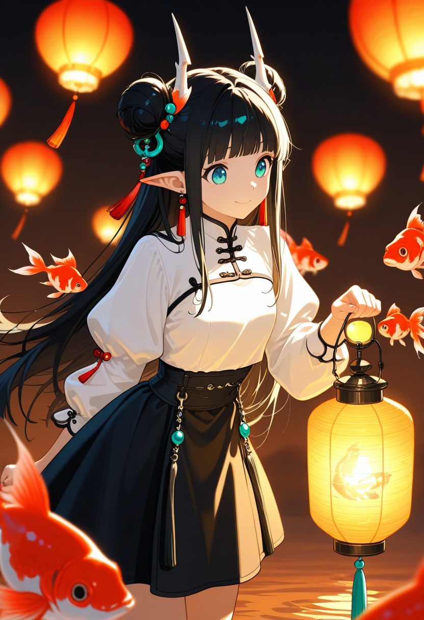 1girl,  solo,  long hair on Tensor.Art