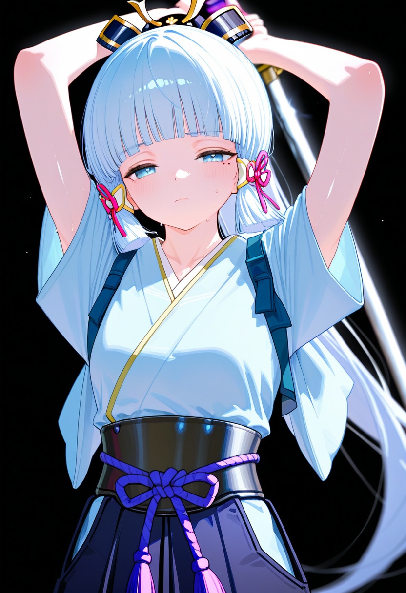 1girl,  kamisato ayaka, on Tensor.Art