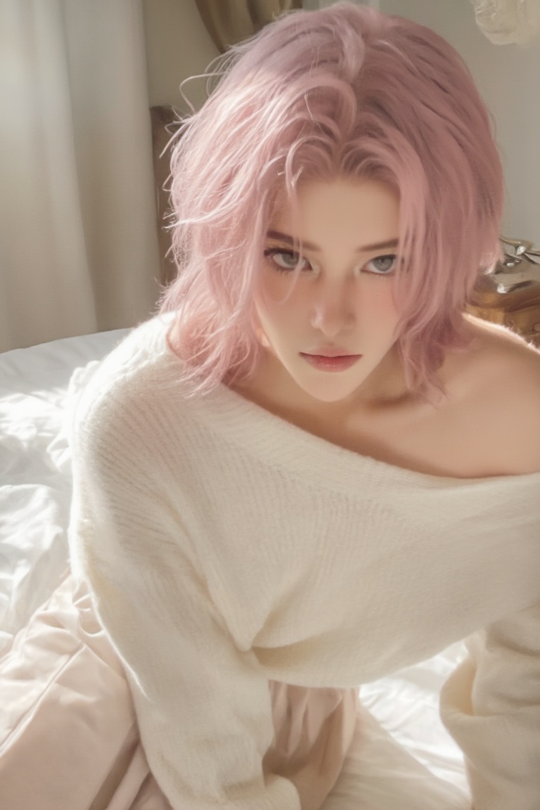 C☆MBOY. A highly detailed photorealistic portrait of a soft-featured femenine boy,  lithe,  with delicate facial structure...