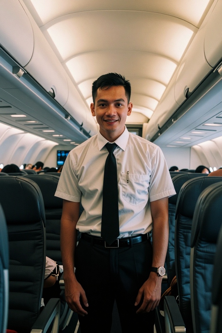 The image shows a person dressed in a white shirt with short sleeves,  a black tie,  and a pen clipped to the shirt pocket...
